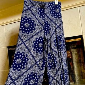 Bohemian flare pants